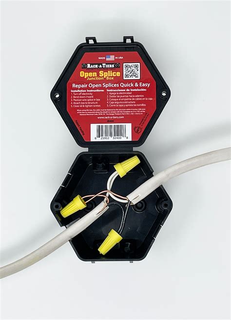 short splice in junction box|open splice junction box lowe's.